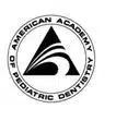 Black and white logo that says "American Academy of Pediatric Dentistry"